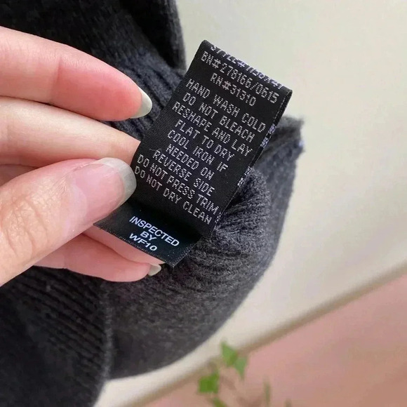 By & By Pink & Gray Rhinestone Sweater Dress with Quarter-Length Sleeves, Size M - Picture 14 of 14